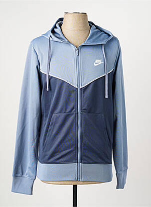 Jachete casual glugă albastru NIKE bărbat