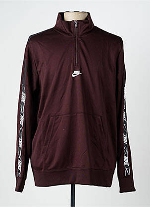 Hanorac elasticitate mâneci lungi maro NIKE bărbat