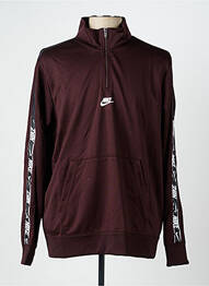 Hanorac elasticitate mâneci lungi maro NIKE bărbat