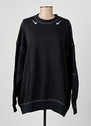 Hanorac broderie mâneci lungi negru NIKE femeie