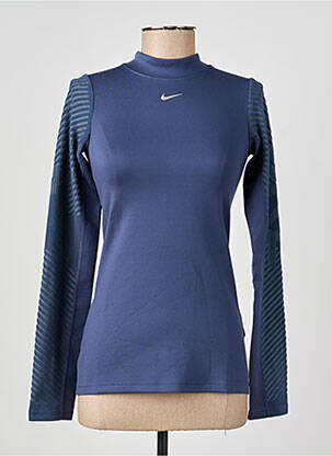 Tricou mâneci lungi mâneci lungi albastru NIKE femeie