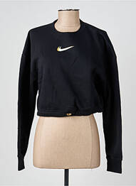 Hanorac elasticitate mâneci lungi negru NIKE femeie