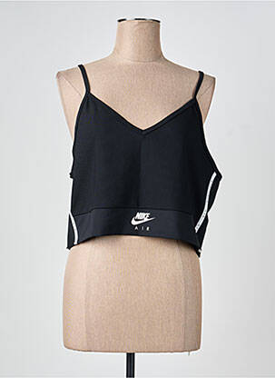 Top elasticitate bretele subțiri negru NIKE femeie
