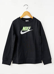 Hanorac serigrafie mâneci lungi negru NIKE copil