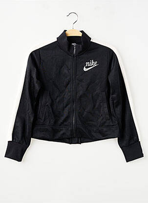 Jachete casual guler col înalt negru NIKE băiat