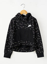 Hanorac cu glugă mâneci lungi mâneci lungi negru NIKE fată