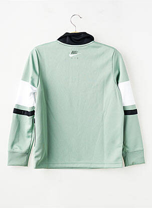 Hanorac țesătură jersey mâneci lungi verde NIKE băiat