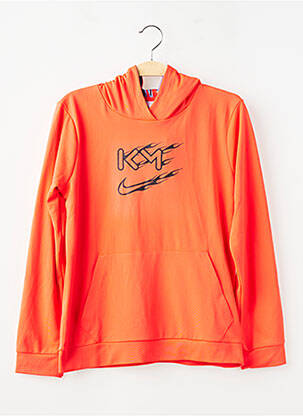 Hanorac cu glugă buzunare mâneci lungi portocalie NIKE copil