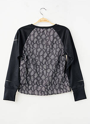 Tricou mâneci lungi mâneci lungi negru NIKE fată