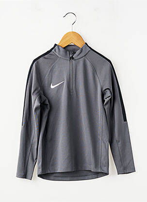 Tricou mâneci lungi mâneci lungi gri NIKE copil