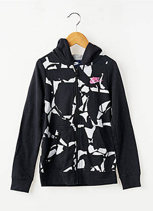 Jachete casual guler rotund negru NIKE fată
