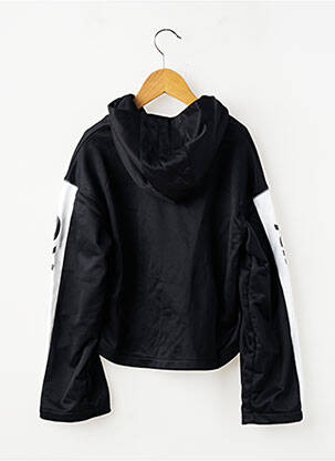 Hanorac cu glugă elasticitate mâneci lungi negru NIKE fată