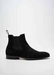 Botine/ghete vârf rotund toc mic negru YVES SAINT CLAIR bărbat