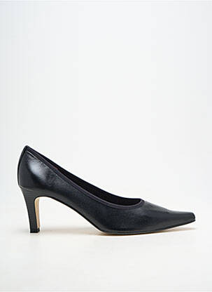 Pantofi cu toc vârf ascuțit toc de 7 la 9 cm negru ANDREA DAPHANE femeie
