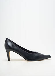 Pantofi cu toc vârf ascuțit toc de 7 la 9 cm negru ANDREA DAPHANE femeie