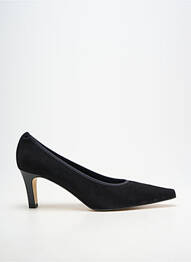 Pantofi cu toc vârf ascuțit toc de 7 la 9 cm negru ANDREA DAPHANE femeie