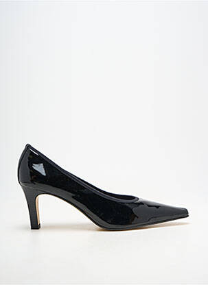 Pantofi cu toc material neted toc de 7 la 9 cm negru ANDREA DAPHANE femeie