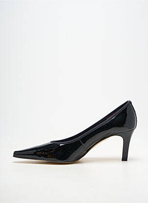 Pantofi cu toc material neted toc de 7 la 9 cm negru ANDREA DAPHANE femeie