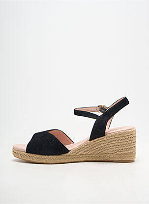 Espadrile închidere cu buclă(e) toc de 7 la 9 cm negru CARMEN SAIZ femeie