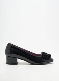 Pantofi cu toc material neted toc de 4 la 6 cm negru ANDREA DAPHANE femeie