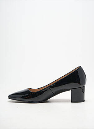 Pantofi cu toc material neted toc de 4 la 6 cm negru ANDREA DAPHANE femeie