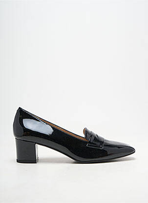Mocasini toc pătrat toc de 4 la 6 cm negru ANDREA DAPHANE femeie