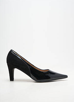 Pantofi cu toc material neted toc de 4 la 6 cm negru ANDREA DAPHANE femeie