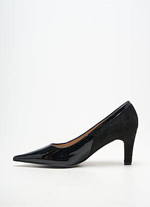 Pantofi cu toc material neted toc de 4 la 6 cm negru ANDREA DAPHANE femeie