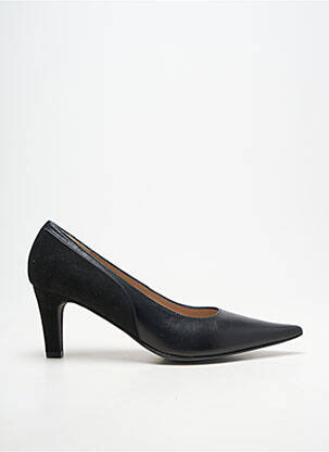 Pantofi cu toc țesătură satinată toc de 7 la 9 cm negru ANDREA DAPHANE femeie
