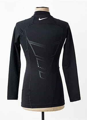 Tricou elasticitate mâneci lungi negru NIKE bărbat