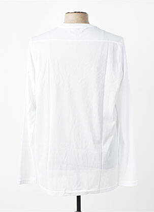 Tricou croială cambrată mâneci lungi alb NIKE bărbat
