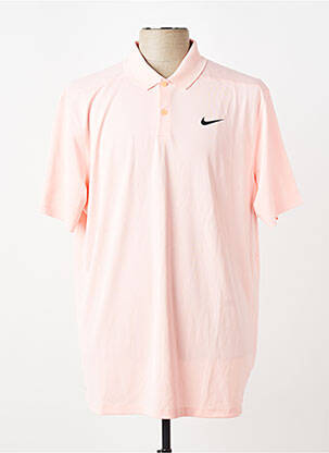 Polo croială dreaptă mâneci scurte roz NIKE bărbat