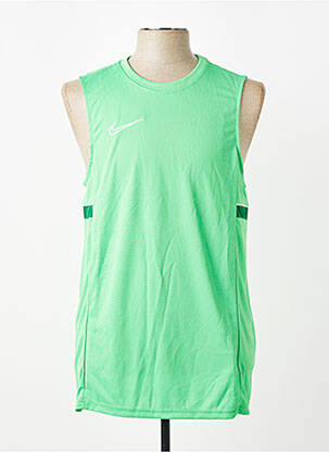 Maiou croială dreaptă fără mâneci verde NIKE bărbat