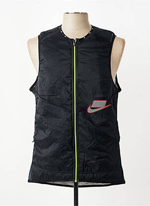 Geacă matlasată buzunare fără glugă negru NIKE bărbat