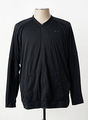 Jachete casual strânsă pe partea de jos negru NIKE bărbat