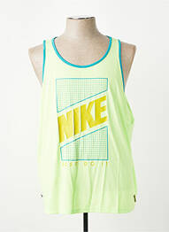 Maiou croială dreaptă fără mâneci verde NIKE bărbat