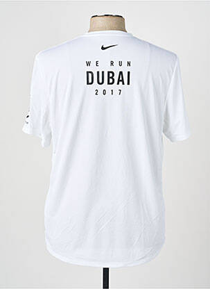Tricou croială dreaptă mâneci scurte alb NIKE bărbat