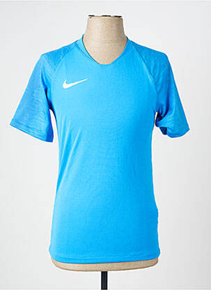 Tricou croială cambrată mâneci scurte albastru NIKE bărbat