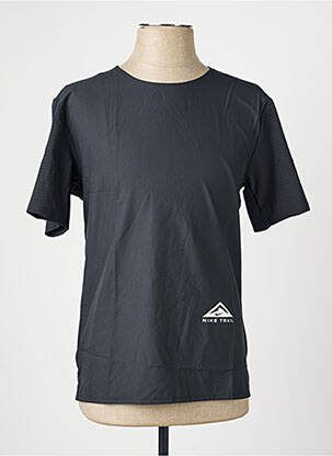 Tricou croială cambrată mâneci scurte negru NIKE bărbat