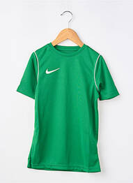 Tricou sport fotbal mâneci scurte verde NIKE băiat