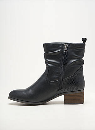 Cizme material neted toc de 4 la 6 cm negru DAMART femeie