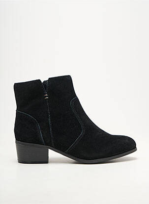 Botine/ghete vârf rotund toc de 4 la 6 cm negru DAMART femeie