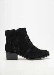 Botine/ghete vârf rotund toc de 4 la 6 cm negru DAMART femeie