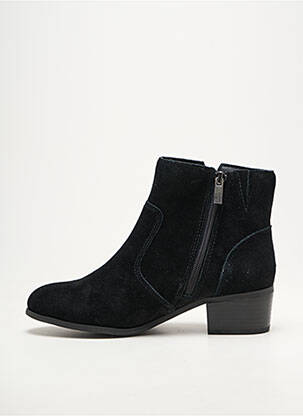 Botine/ghete vârf rotund toc de 4 la 6 cm negru DAMART femeie
