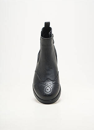 Botine/ghete material neted toc plat până la 3 cm negru DAMART femeie