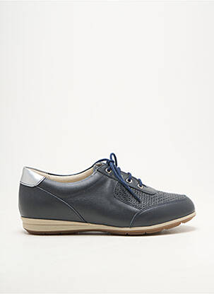 Adidași material neted toc plat până la 3 cm albastru DAMART femeie