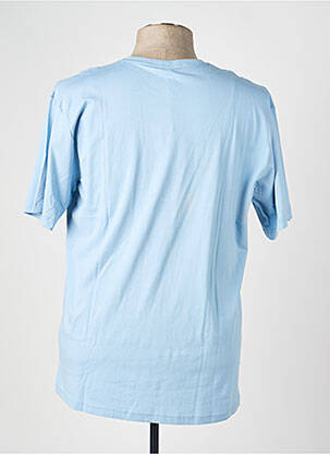 Tricou croială dreaptă mâneci scurte albastru CAMBERABERO bărbat