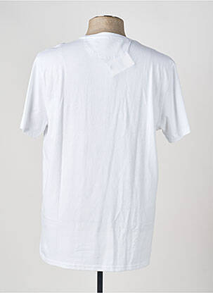 Tricou broderie mâneci scurte alb CAMBERABERO bărbat