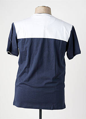 Tricou broderie mâneci scurte albastru CAMBERABERO bărbat