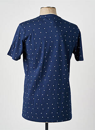 Tricou croială cambrată mâneci scurte albastru CAMBERABERO bărbat